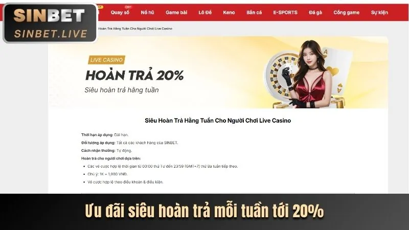 Thưởng nạp tiền và hoàn trả VB77